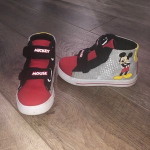 Mickey Mouse hi top sneakers - size 10 toddler